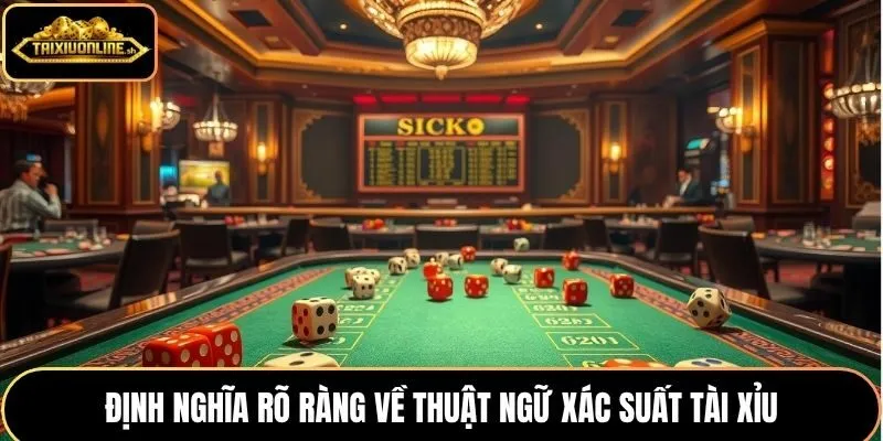 Định nghĩa rõ ràng về thuật ngữ xác suất tài xỉu