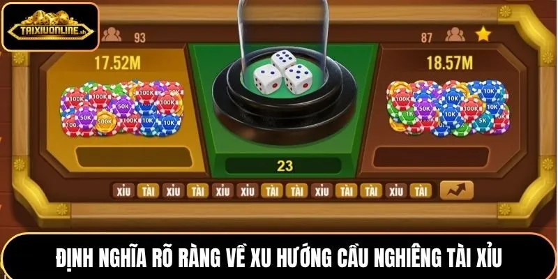 Định nghĩa rõ ràng về xu hướng cầu nghiêng tài xỉu