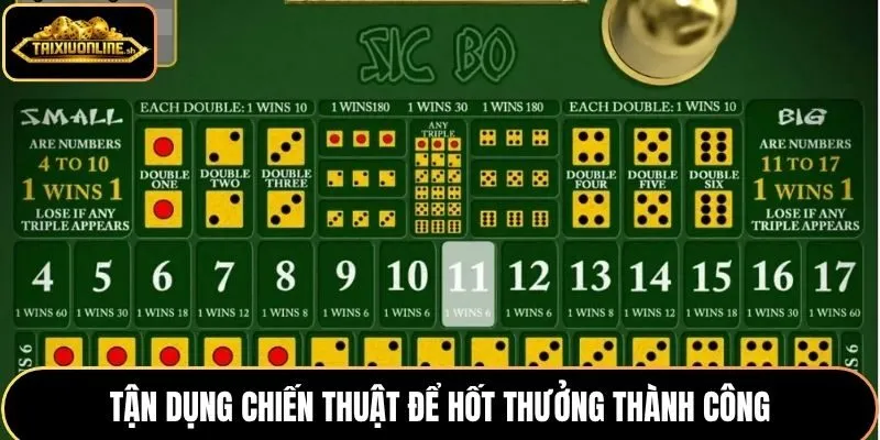 Tận dụng chiến thuật để hốt thưởng thành công