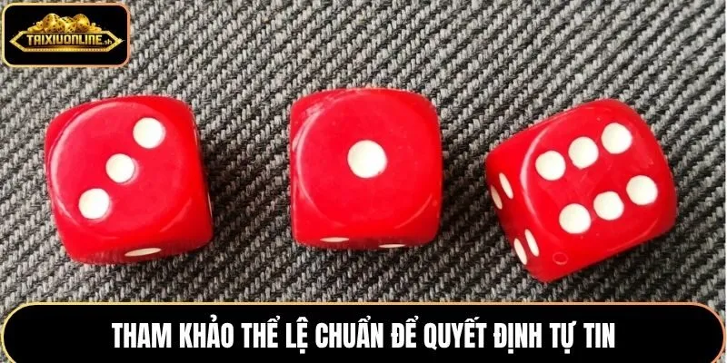 Tham khảo thể lệ chuẩn để quyết định tự tin